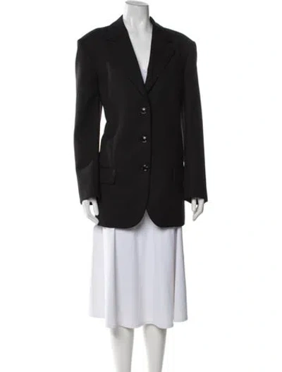 Pre-owned Anine Bing Blazer In Black