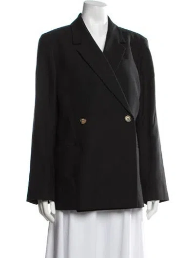 Pre-owned Anine Bing Blazer In Black