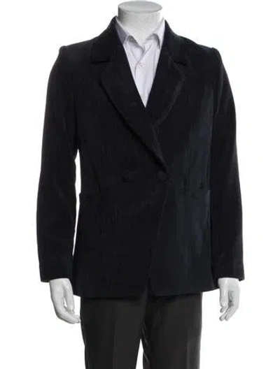 Pre-owned Anine Bing Blazer In Blue