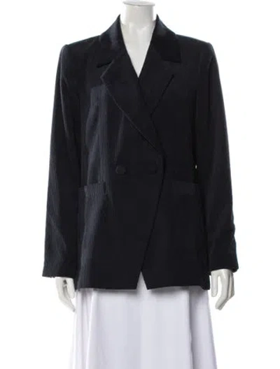 Pre-owned Anine Bing Blazer In Blue