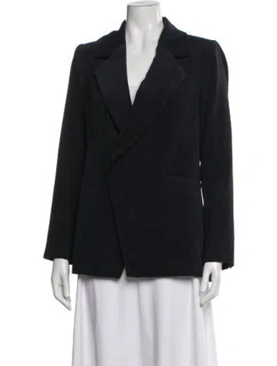 Pre-owned Anine Bing Blazer In Blue