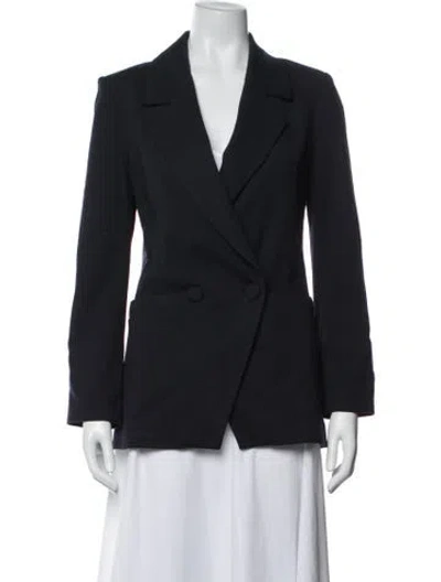 Pre-owned Anine Bing Blazer In Blue