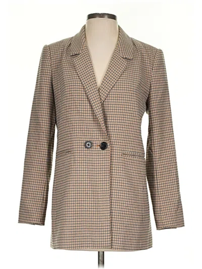 Pre-owned Anine Bing Blazer Jacket In Tan