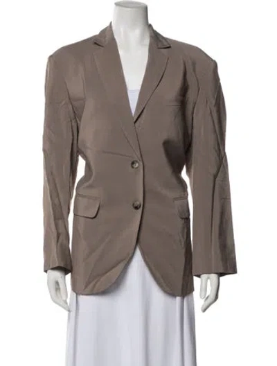 Pre-owned Anine Bing Blazer In Neutral