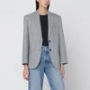 Anine Bing Quinn Herringbone Blazer Front Pockets