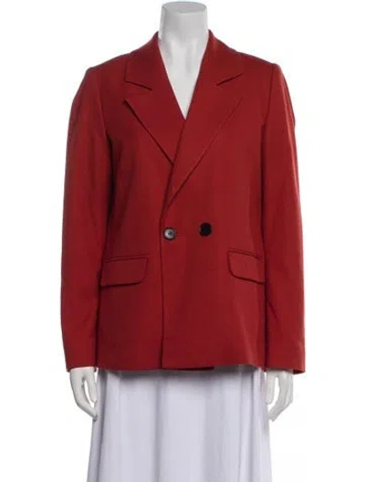Pre-owned Anine Bing Blazer In Red