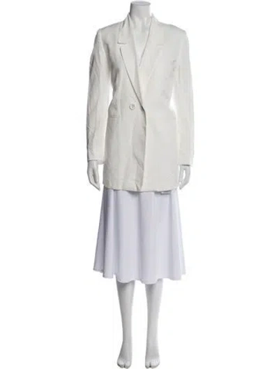 Pre-owned Anine Bing Blazer W/ Tags In White