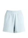 Anine Bing Elasticated Logo Shorts In Blue