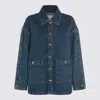 Anine Bing Womens Clean Indigo Denim Luca Relaxed-fit Denim Jacket In Blue