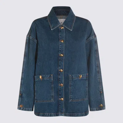 ANINE BING BLUE COTTON DENIM JACKET
