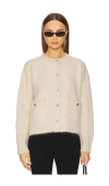 Anine Bing Bobbie Cardigan In 浅燕麦色