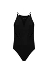 Anine Bing Black Cross-body In Stretch Fabric In Black