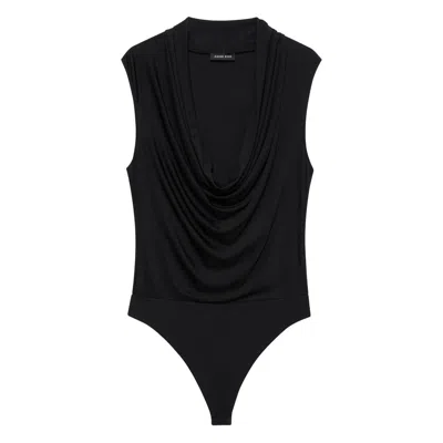 Anine Bing Bodysuits In Black