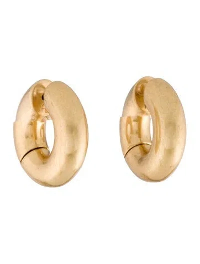 Pre-owned Anine Bing Bold Link Hoops Earrings In Multi