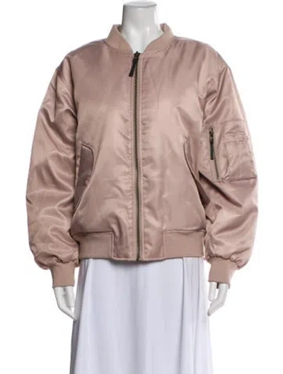 Pre-owned Anine Bing Bomber Jacket W/ Tags In Neutral