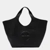 Anine Bing Medium Lili Tote In Black Pebbled