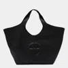 Anine Bing Medium Lili Tote In Black Pebbled