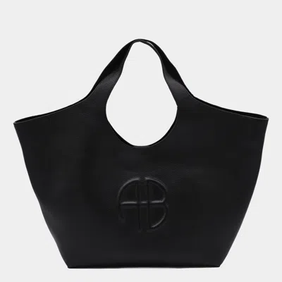 ANINE BING ANINE BING BLACK LEATHER LILI TOTE BAG
