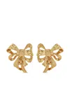 Anine Bing Bow Earrings In Gold In Gold