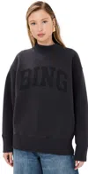 Anine Bing Bradie Sweatshirt Bing In Black
