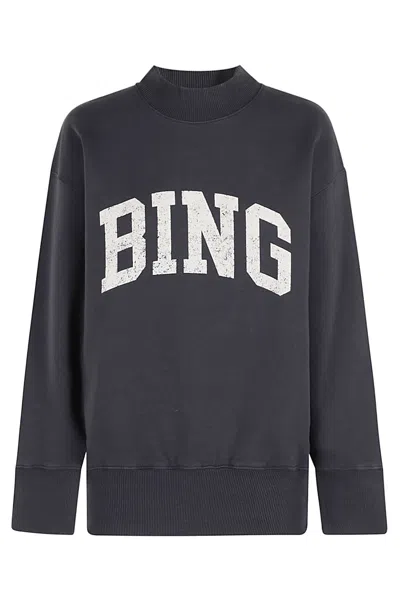 Anine Bing Bradie Sweatshirt Bing In Navy