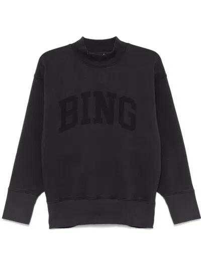 ANINE BING BRADIE SWEATSHIRT WOMAN BLACK