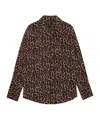 Anine Bing Bridget Shirt Leopard In Black