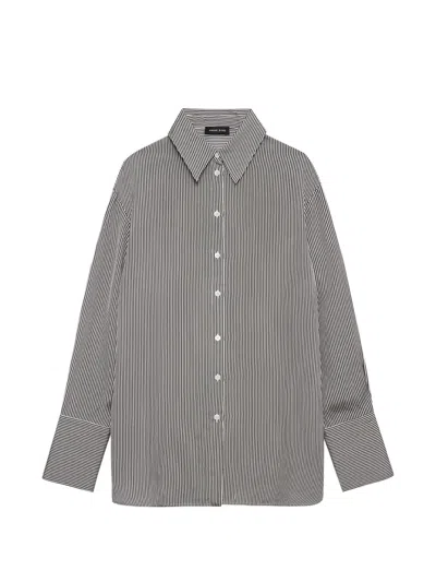 Anine Bing Bridget Shirt In Gray