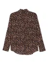 Anine Bing Bridget Shirt Leopard