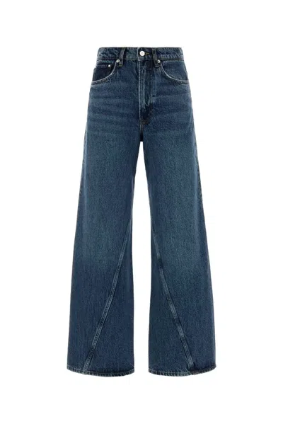Anine Bing Denim Brie Jeans In Blue