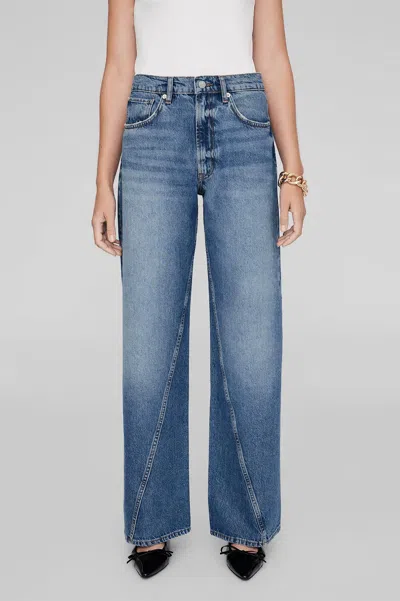 Anine Bing Brie Jean In Aegean Blue In Multi