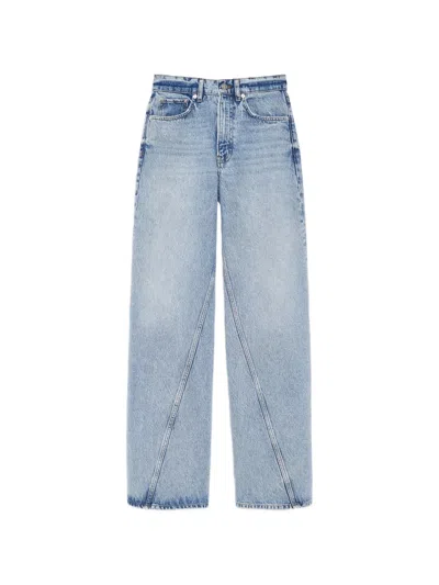 Anine Bing Brie Jeans 33" In Blue