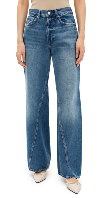 Anine Bing Brie Jeans Blue