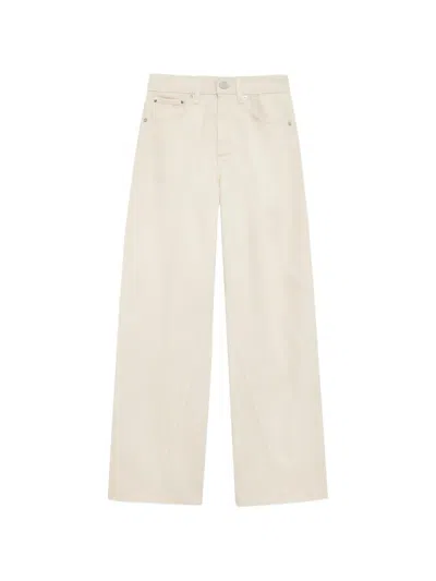 Anine Bing Brie Jeans In Neutral
