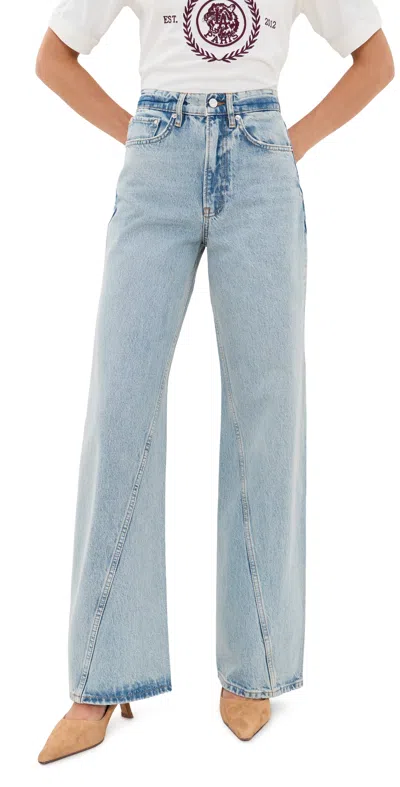 Anine Bing Brie Jeans Reservoir Blue