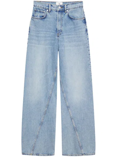 Anine Bing Brie Jean In Pale Azure In Blue