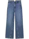 Anine Bing Briley Straight-leg Jeans In Black