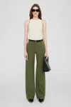 ANINE BING ANINE BING BRILEY PANT IN ARMY GREEN