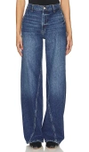 Anine Bing Briley Straight-leg Jeans In Artic Blue