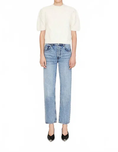 Anine Bing Brittany Sweater In Ivory Cable Stitch In White