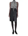 Anine Bing Brooke Top In Black And White Heart In Multi