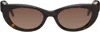 Anine Bing Brown Canned Sunglasses In Multi