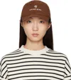 Anine Bing Jeremy Baseball Cap In Dark Camel In Brown