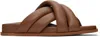 Anine Bing Brown Lizzie Sandals In Brown