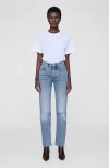 Anine Bing Bruno Straight Leg In Blue
