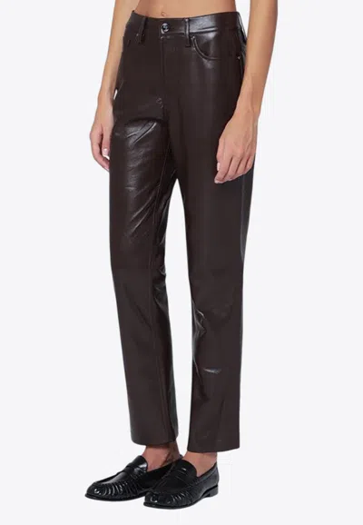 ANINE BING BRUNO LEATHER PANTS