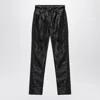 Anine Bing Black Sonya Faux-leather Trousers