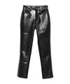Anine Bing Bruno Trou Bruno Straight Leg Trouserssers In Black