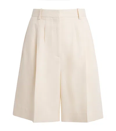 Anine Bing Bryson Shorts In Neutral