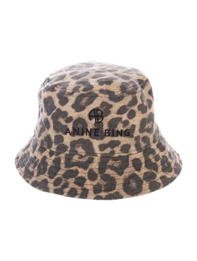 Pre-owned Anine Bing Bucket Hat In Multi